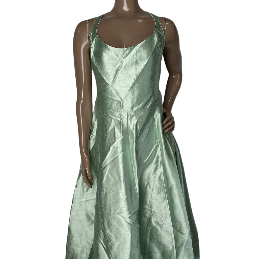 NEW MARE MARE Women’s Fit & Flare Midi Dress Size XL Moss Green